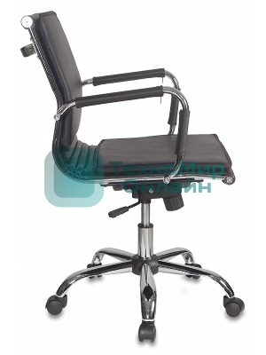 Кресло Бюрократ CH-993-Low/Black черный, экокожа