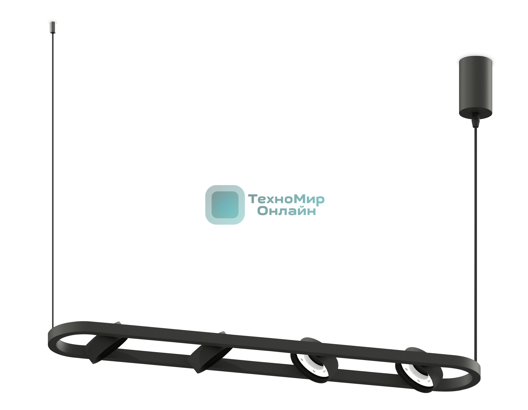 Корпус светильника C9164/4 SBK черный песок 800*126*800mm GX53/4