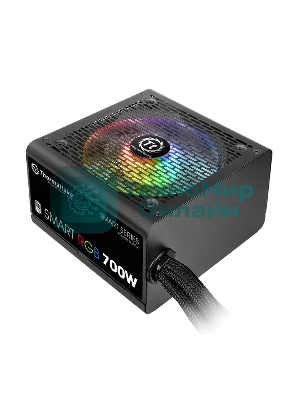 Блок питания Thermaltake Smart RGb (PS-SPR-0700NHSAWE-1), 700Вт, 80 PLUS, 120мм, черный