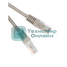 Патч-корд литой Aopen/Qust UTP cat.5е 30м серый