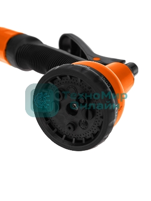 Набор поливочный, растягивающийся шланг 20 м, пистолет 7 режимов, соединитель Четыре Сезона