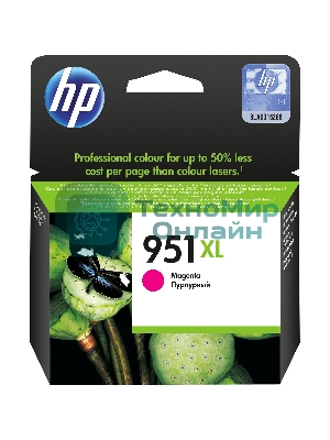 Картридж струйный HP №951XL CN047AE пурпурный для HP OJ Pro 8100/8600 (1500 стр.)