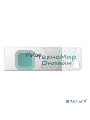 Флешка USB Netac UM1 (NT03UM1N-016G-32PN), 16Gb, USB 3.2, R/W 150/45, серебристый