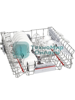 Встраиваемая посудомоечная машина Bosch SPV4HMX65Q, серебристый, 45 см, 10 компл., 45 дБ, класс A+