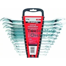 Набор рожковых ключей Matrix (6-32 мм) 12 шт.