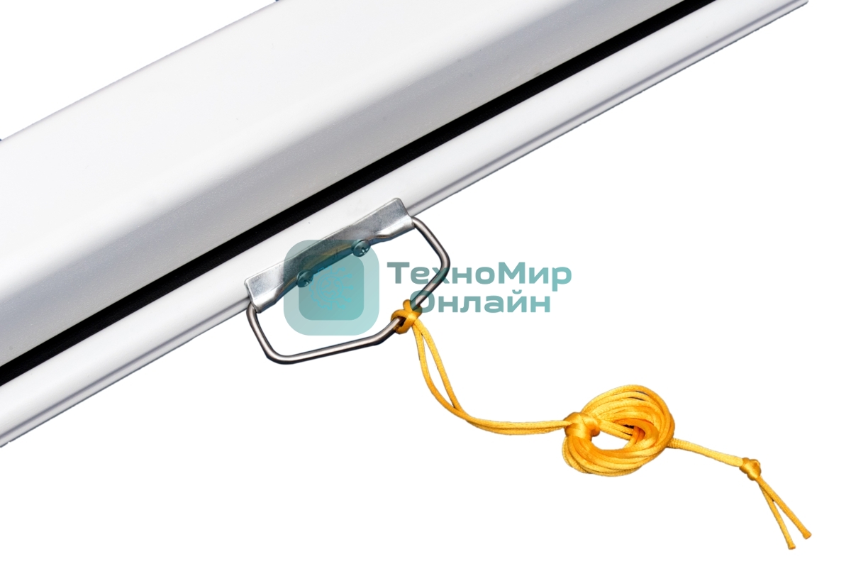 Экран 127x127см Wallscreen 1:1 настенно-потолочный рулонный белый71'