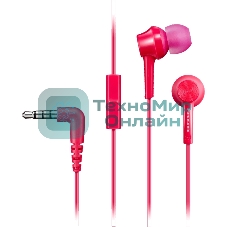 Проводные наушники Panasonic RP-TCM115GCP розовый, внутриканальные, Jack 3.5 мм