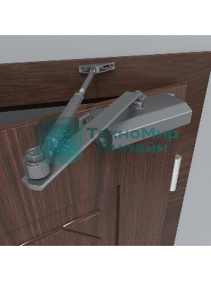 Доводчик дверной для установки на дверь весом до 65 кг