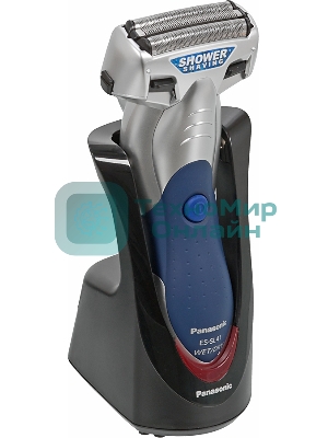 Электробритва сетчатая Panasonic ES-SL41-S520 реж.эл.:3 питан.:аккум. серый/синий