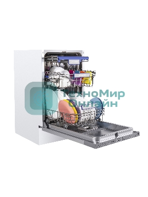 Встраиваемая посудомоечная машина Maunfeld MLP-08PRO, серебристый, 44.8 см, 10 компл., 47 дБ, класс A++