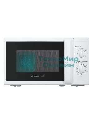 Микроволновая печь Maunfeld MFSMO.20.7WH белый, 20 л, 700 Вт, переключатели - поворотный механизм