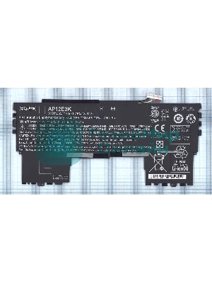 Аккумуляторная батарея для ноутбука Acer Aspire S7-191 7.4V 3790mAh 28Wh AP12E3K