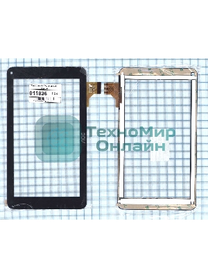 Сенсорное стекло (тачскрин) ZHC-283A, черное