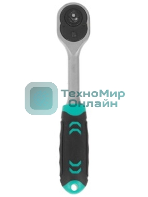 Набор головок Stels 14125 набор торцевых головок 1/4'' головки 4 - 13мм с трещот. ключом crv 11 пр.
