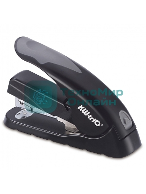 Степлер настольный Kw-Trio 5618 Soft-Touch 24/6 24/8 26/6 26/8 (40 листов) снижение усилия, ассорти, 100 скоб, металл/пластик