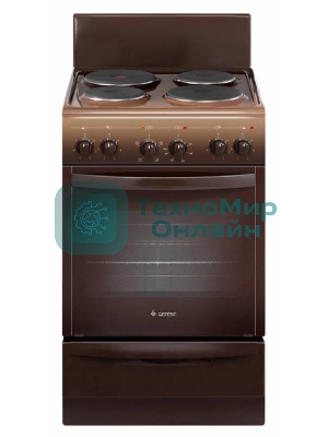 Плита электрическая Gefest 5140-01 0036 коричневый, конфорок 4 электрических, духовка 55 л, 50 см x 85 см x 58.5 см