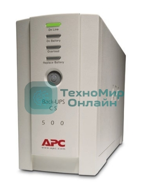 Источник бесперебойного питания APC Back-UPS BK500EI 300Вт 500ВА бежевый