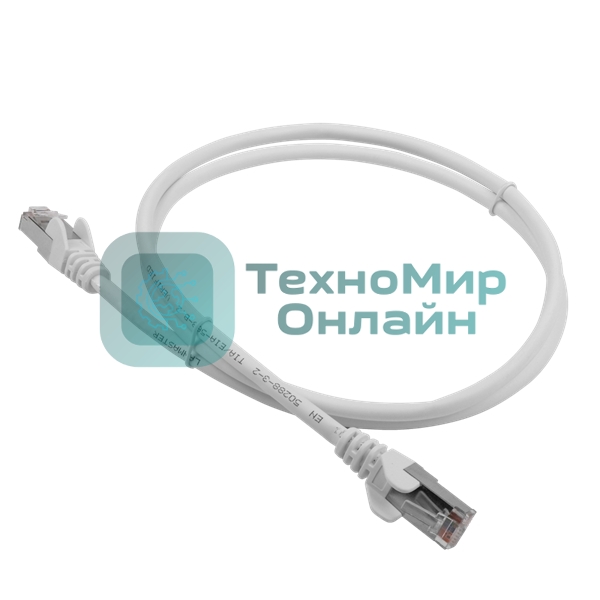 Патч-корд LANMASTER LSZH FTP cat.5e, 10 м, серый