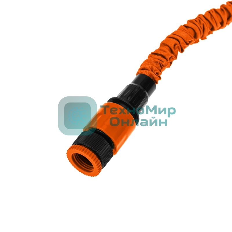 Набор поливочный, растягивающийся шланг 20 м, пистолет 7 режимов, соединитель Четыре Сезона