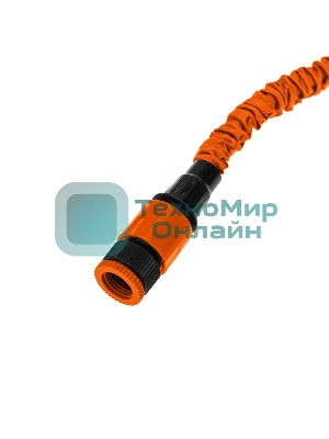 Набор поливочный, растягивающийся шланг 20 м, пистолет 7 режимов, соединитель Четыре Сезона