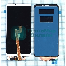 Дисплей для Xiaomi Mi Max 3 в сборе с тачскрином белый