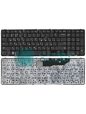 Клавиатура для ноутбука Samsung NP350E7C 355E7C черная рамка черная