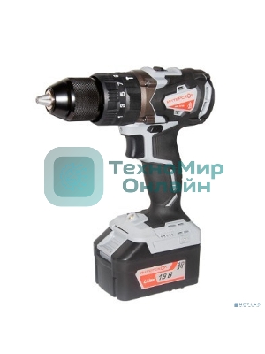 Дрель-шуруповерт ИНТЕРСКОЛ ДАУ-13/18В, 18 В, 4 Ач, 60 Нм, бесщеточный, ударный