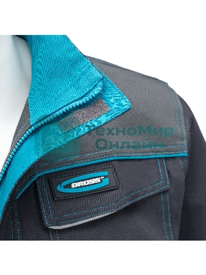 Куртка профессиональная рабочая, 97% хлопок 3% спандекс, L Gross