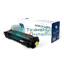 Картридж лазерный NVPrint совместимый NV-W2012A 659A Yellow для HP Color LJ M856/MFP M776 (13000k)