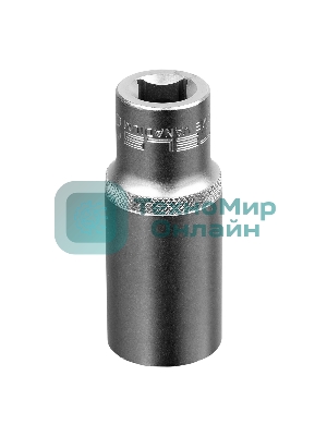 Головка торцевая удлиненная, 24 мм, 6-гранная, CrV, под квадрат 1/2