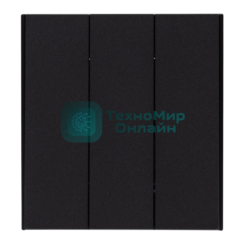 Выключатель Kranz STRONG 3 кл 10А с/у антрацит