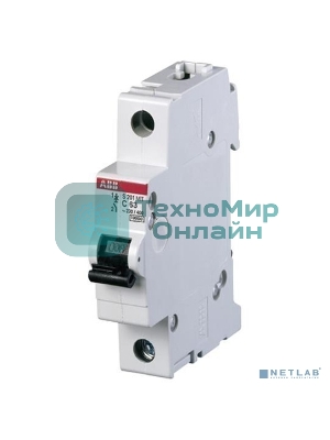Выключатель автоматический модульный 1п C 16А 6кА SH201 ABB 2CDS211001R0164