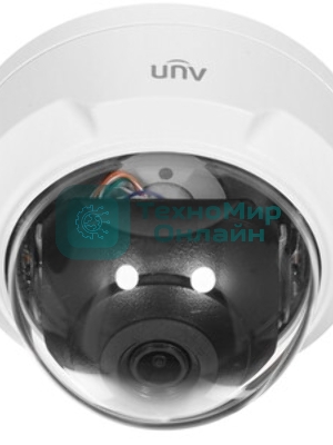 Видеокамера IP купольная антивандальная Uniview IPC322SB-DF28K-I0 - 1/2.8