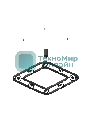 Корпус светильника C9182/8 SBK черный песок 700*700*800mm GX53/8