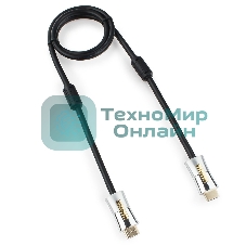 Кабель Cablexpert HDMI, серия Platinum, 1 м, v2.0, M/M, позол.разъемы, металлический корпус, ферритовые кольца, блистер