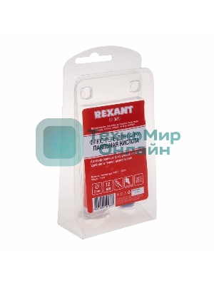 Флюс-гель для пайки Rexant, паяльная кислота, 12 мл, техно-шприц, блистер