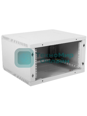 Шкаф телеком. настенный разборный 6U (600х520) дверь металл (ШРН-Э-6.500.1)