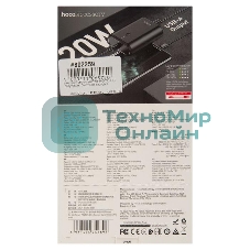 Портативный аккумулятор HOCO Q3 Mayflower быстрая зарядка QC3.0, PD20, USB-A 18W (10000mAh), черный
