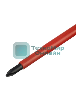 Отвертка диэлектрическая Сибртех PH2 x 100 мм, до 1000 В, двухкомпонентная рукоятка