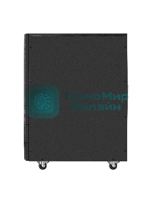 Источник бесперебойного питания On-line ExeGate PowerExpert TL-575-10kVA.192V.LCD.AVR.T.USB.RS232.SNMP 10000VA/10000W, On-Line, PF=1, LCD, клеммы, RS232, USB, SNMP-slot, встроенные батареи 12V 7.2Ah - 16шт, возможность подключения до 4 внешних батарейных блоков 192В, Tower, металлический корпус на колесиках, черный
