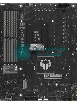 Материнская плата ASUS TUF GAMING B760M-BTF WIFI, LGA 1700, Intel B760, 4xDDR5, 4xSATA, 3xM.2, 1xPCIe 5.0 x16, 1xPCIe 4.0 x4, 1xPCIe x1, 1xDP, 1xHDMI, 1x 2.5Gb LAN, 1xUSB-A 3.2 Gen 2, 2xUSB-A 3.2 Gen 1, 4xUSB 2.0, 1xUSB-C 3.2 Gen 1, 1xUSB-C 3.2 Gen 2, 1xUSB-C 3.2 Gen 2x2, 3x3.5 мм, 7.1, mATX