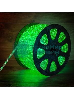 Дюралайт Neon-night LED, постоянное свечение (2W) - зеленый, 36 LED/м, бухта 100м