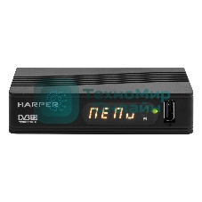 Ресивер DVB-T2 Harper HDT2-1514,черный