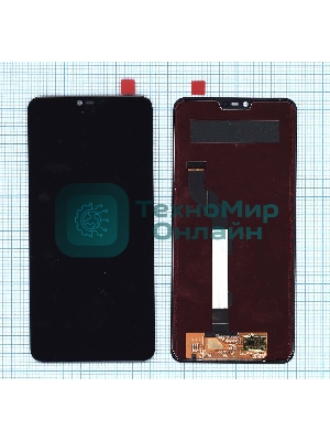 Дисплей для Xiaomi Mi 8 Lite в сборе с тачскрином черный