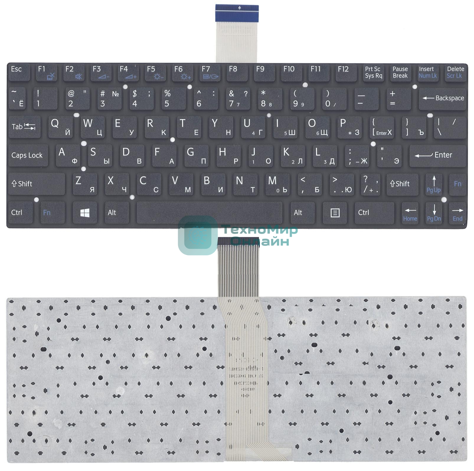 Клавиатура для ноутбука Sony Vaio SVT11 черная