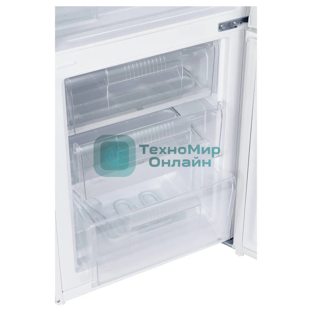 Холодильник Evelux FS 2220 W белый двухкамерный 188/64л морозилка снизу