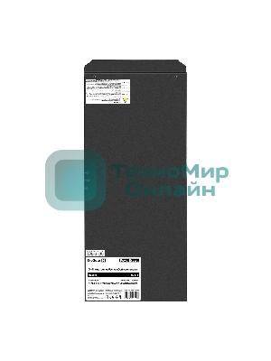 Источник бесперебойного питания On-line ExeGate PowerExpert TL-575-10kVA.192V.LCD.AVR.T.USB.RS232.SNMP 10000VA/10000W, On-Line, PF=1, LCD, клеммы, RS232, USB, SNMP-slot, встроенные батареи 12V 7.2Ah - 16шт, возможность подключения до 4 внешних батарейных блоков 192В, Tower, металлический корпус на колесиках, черный