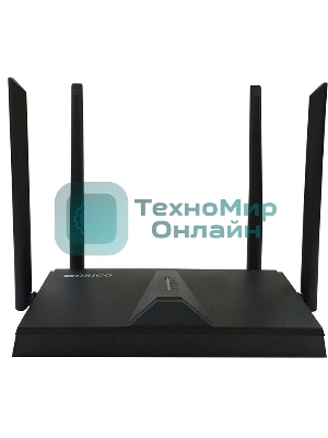 Двухдиапазонный Wi-Fi 6 маршрутизатор AX1800, 1x1000Base-T WAN, 3x1000Base-T LAN, 4 внешние антенны 5 dBi