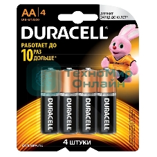 Батарея Duracell Basic CN LR6-4BL AA (4шт)