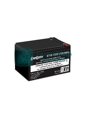 Батарея для ИБП ExeGate DTM 1209/EXS1290 (12V 9Ah 1234W), клеммы F2